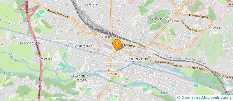 localisation de l'entreprise MADAME DOMINIQUE JACOB à VIERZON
