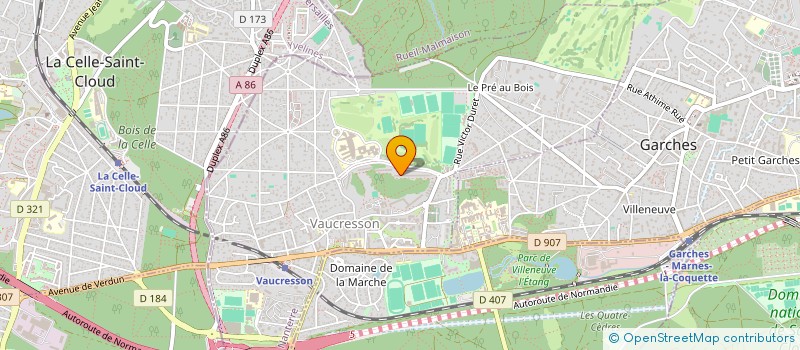 localisation de l'entreprise MADAME DOMINIQUE JACQUEMART  VAUCRESSON