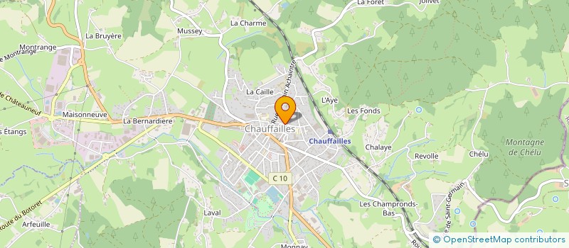 localisation de l'entreprise MADAME DOMINIQUE JACQUEMONT à CHAUFFAILLES