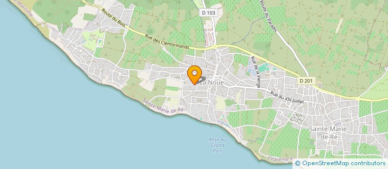 localisation de l'entreprise MADAME DOMINIQUE JACQUENET  SAINTE-MARIE-DE-RE