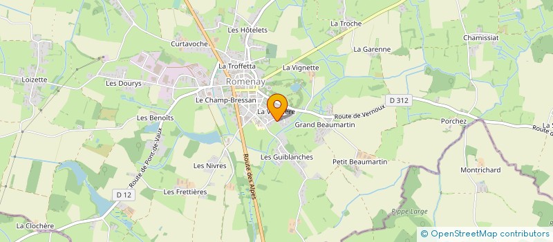 localisation de l'entreprise MADAME DOMINIQUE JAILLET  ROMENAY