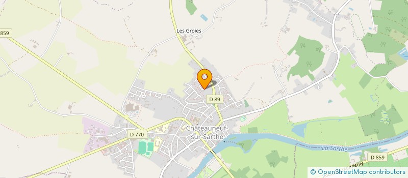 localisation de l'entreprise MADAME DOMINIQUE JAIRE  LES HAUTS-D'ANJOU