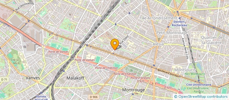 localisation de l'entreprise MADAME DOMINIQUE JAMES  PARIS