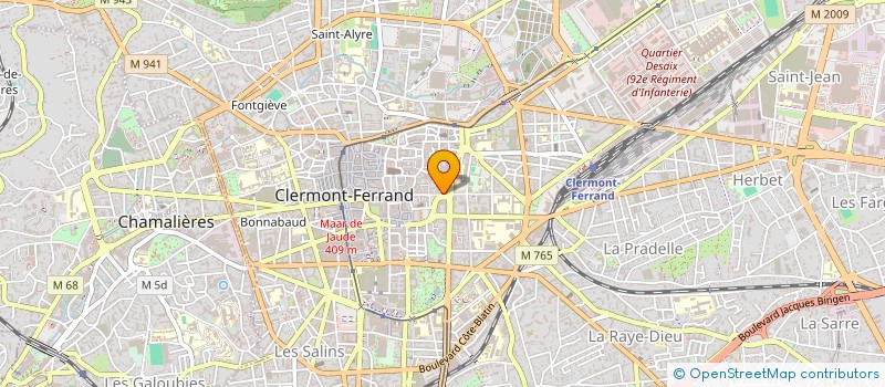 localisation de l'entreprise MADAME DOMINIQUE JARRIER  CLERMONT-FERRAND