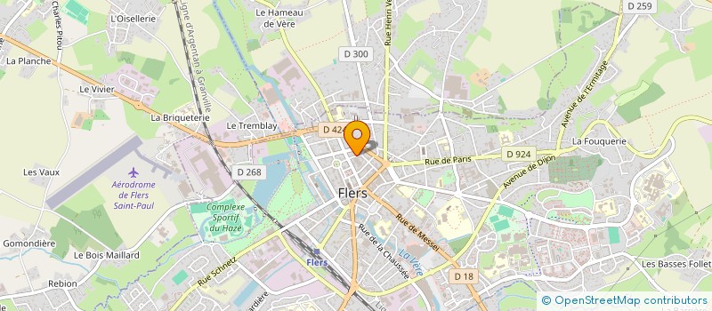 localisation de l'entreprise MADAME DOMINIQUE JAUDAUX à FLERS
