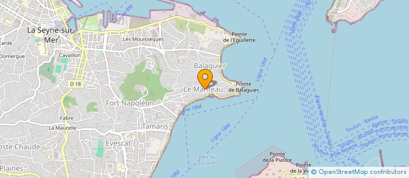 localisation de l'entreprise MADAME DOMINIQUE JEAN à LA SEYNE-SUR-MER