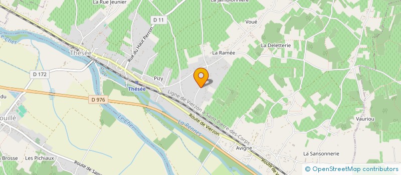 localisation de l'entreprise MADAME DOMINIQUE JEAN-LOUVEAU  THESEE