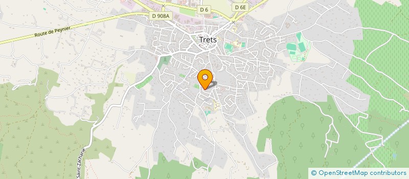 localisation de l'entreprise MADAME DOMINIQUE JEANMAIRE  TRETS