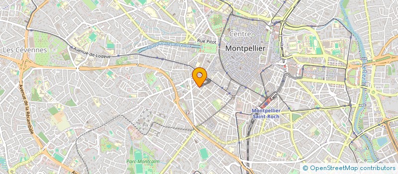 localisation de l'entreprise MADAME DOMINIQUE JEFFROY à MONTPELLIER