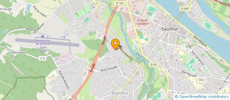 localisation de l'entreprise MADAME DOMINIQUE JENNE PARAGE  SAUMUR