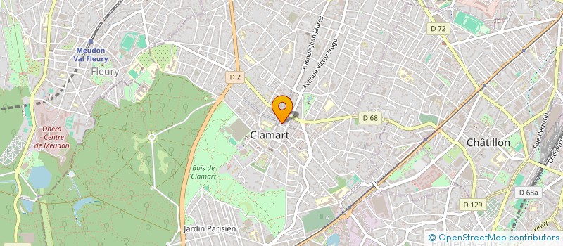 localisation de l'entreprise MADAME DOMINIQUE JOBERT à CLAMART