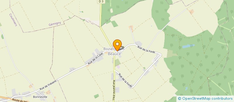 localisation de l'entreprise MADAME DOMINIQUE JOFFARD  ROZIERES-EN-BEAUCE