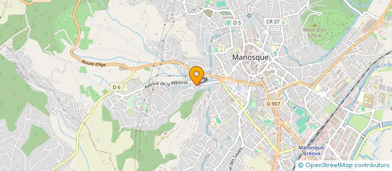 localisation de l'entreprise MADAME DOMINIQUE JOLIVET à MANOSQUE