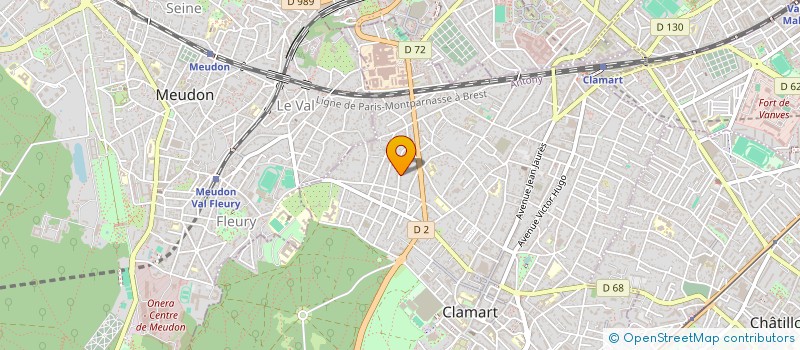 localisation de l'entreprise MADAME DOMINIQUE JOSPIN à CLAMART