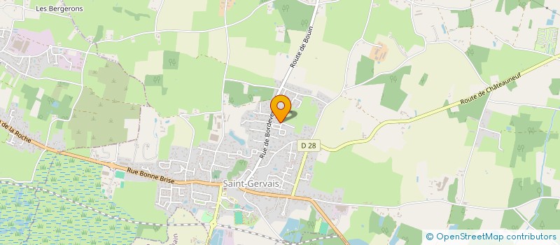 localisation de l'entreprise MADAME DOMINIQUE JOSSE  SAINT-GERVAIS