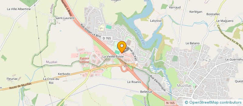 localisation de l'entreprise MADAME DOMINIQUE JOUANGUY  MUZILLAC