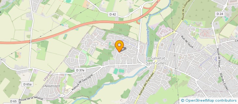 localisation de l'entreprise MADAME DOMINIQUE JUILLARD  LA SALVETAT-SAINT-GILLES