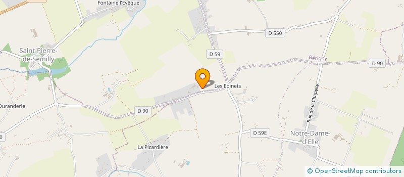 localisation de l'entreprise MADAME DOMINIQUE JULLICH à SAINT-PIERRE-DE-SEMILLY