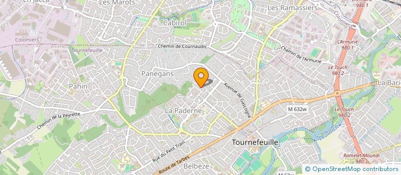 localisation de l'entreprise MADAME DOMINIQUE JUNYENT  TOURNEFEUILLE