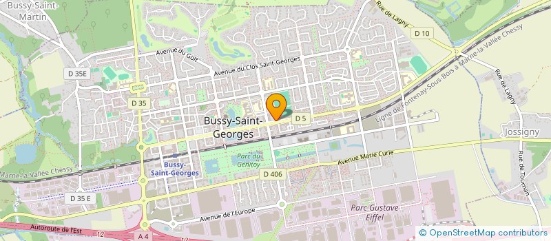 localisation de l'entreprise MADAME DOMINIQUE KEO  BUSSY-SAINT-GEORGES