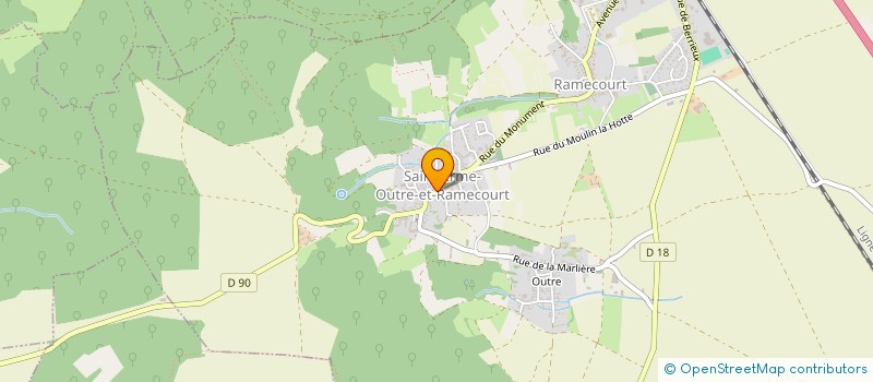 localisation de l'entreprise MADAME DOMINIQUE KRIER à SAINT-ERME-OUTRE-ET-RAMECOURT