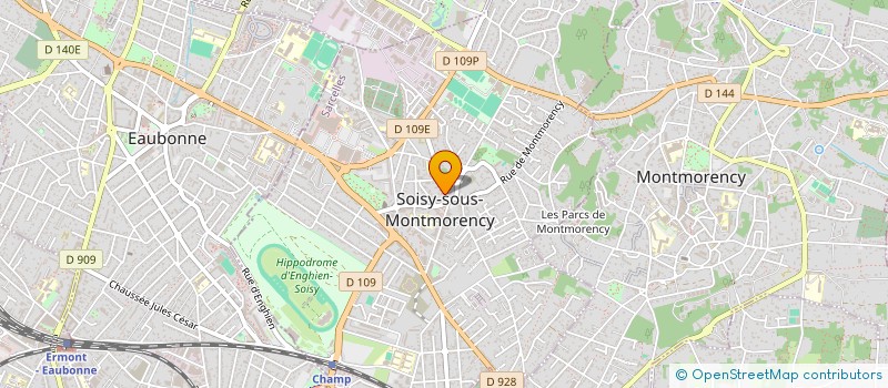 localisation de l'entreprise MADAME DOMINIQUE L'HUILLIER à SOISY-SOUS-MONTMORENCY