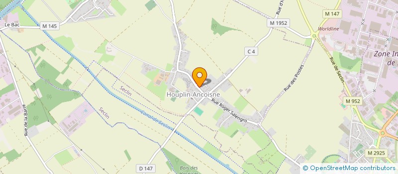 localisation de l'entreprise MADAME DOMINIQUE LAFEUILLE  HOUPLIN-ANCOISNE