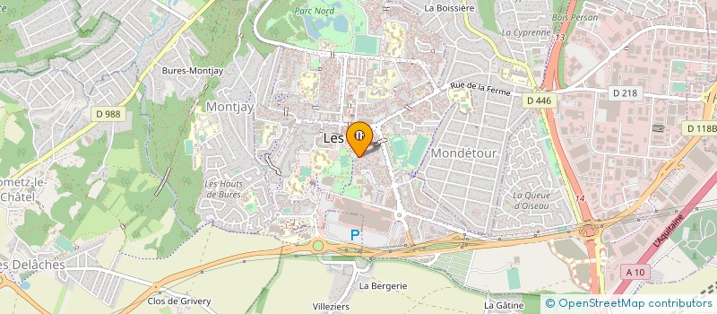localisation de l'entreprise MADAME DOMINIQUE LAFOREST à LES ULIS