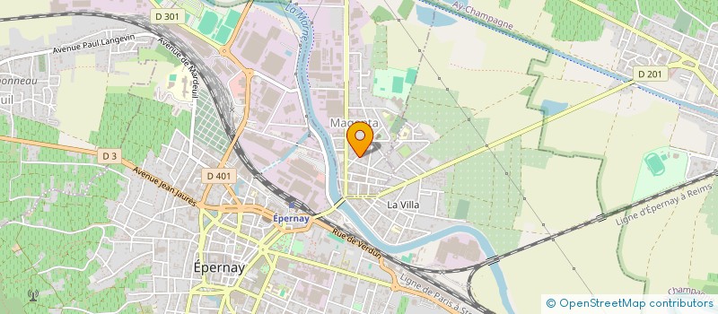 localisation de l'entreprise MADAME DOMINIQUE LAFOREST  MAGENTA