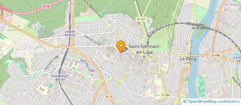 localisation de l'entreprise MADAME DOMINIQUE LAFOSSE à SAINT-GERMAIN-EN-LAYE