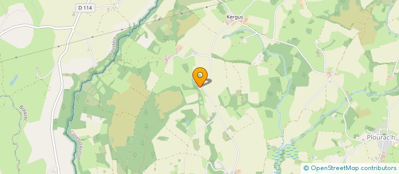 localisation de l'entreprise MADAME DOMINIQUE LAGORIO  PLOURAC H