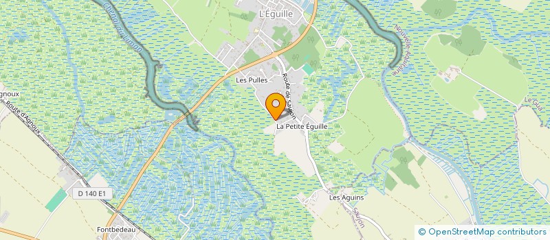 localisation de l'entreprise MADAME DOMINIQUE LAJOUX  L'EGUILLE