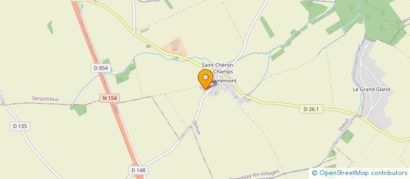 localisation de l'entreprise MADAME DOMINIQUE LALANDE à TREMBLAY-LES-VILLAGES