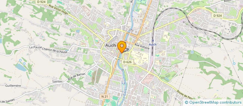 localisation de l'entreprise MADAME DOMINIQUE LALANNE  AUCH