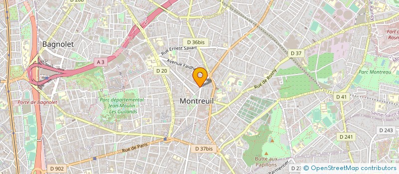localisation de l'entreprise MADAME DOMINIQUE LALITTE à MONTREUIL