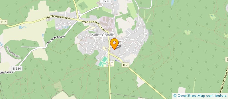 localisation de l'entreprise MADAME DOMINIQUE LAMBALLAIS  SAINT-GOBAIN