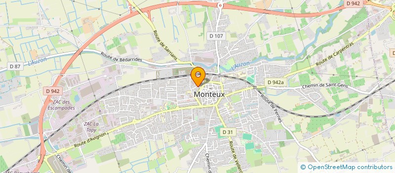 localisation de l'entreprise MADAME DOMINIQUE LAMBERT  MONTEUX