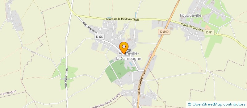 localisation de l'entreprise MADAME DOMINIQUE LAMERANT à AMFREVILLE-SAINT-AMAND