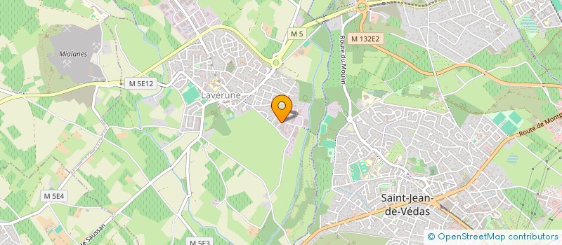 localisation de l'entreprise MADAME DOMINIQUE LANAT  LAVERUNE