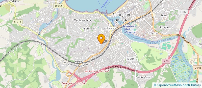 localisation de l'entreprise MADAME DOMINIQUE LANGER  CIBOURE