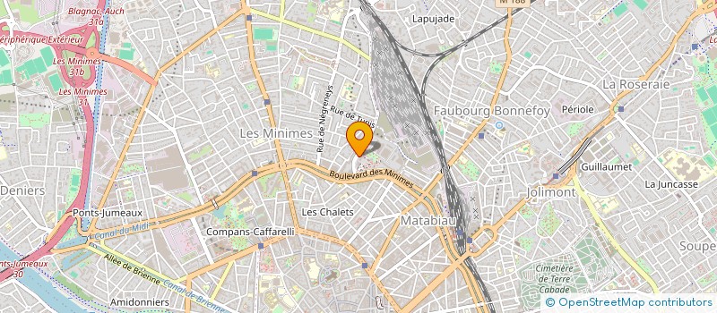localisation de l'entreprise MADAME DOMINIQUE LATAPIE  TOULOUSE