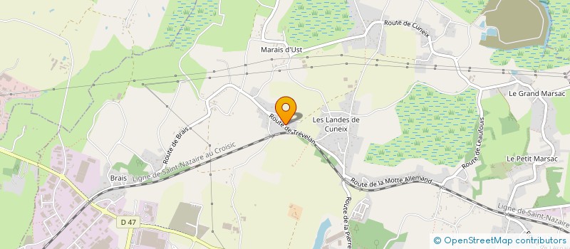 localisation de l'entreprise MADAME DOMINIQUE LAUDRIEC  SAINT-NAZAIRE