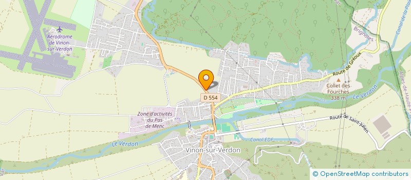 localisation de l'entreprise MADAME DOMINIQUE LAUMAIN  VINON-SUR-VERDON