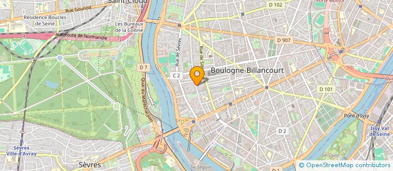 localisation de l'entreprise MADAME DOMINIQUE LAUREAU  BOULOGNE-BILLANCOURT