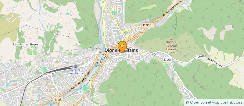 localisation de l'entreprise MADAME DOMINIQUE LAVA à DIGNE-LES-BAINS