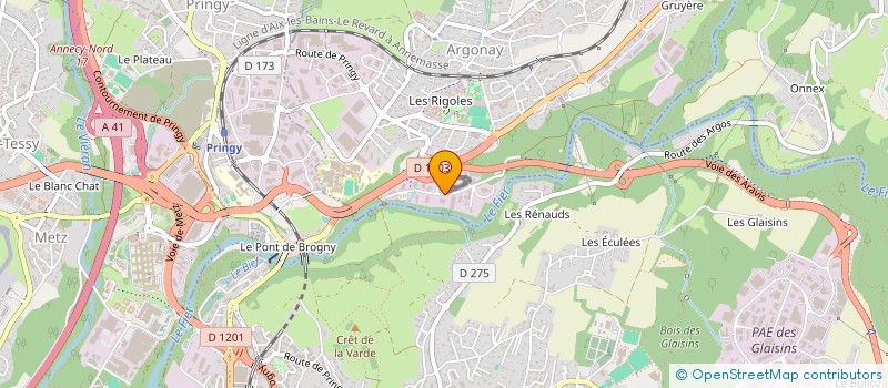 localisation de l'entreprise MADAME DOMINIQUE LAVOREL  ARGONAY