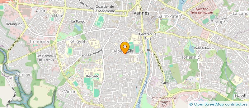 localisation de l'entreprise MADAME DOMINIQUE LE BESQUE à VANNES