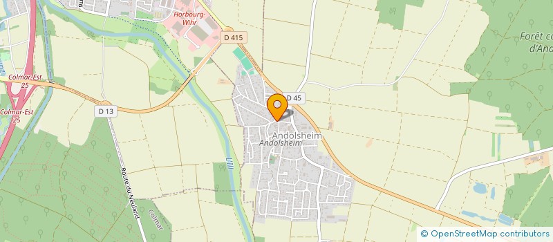 localisation de l'entreprise MADAME DOMINIQUE LE BIHAN  ANDOLSHEIM