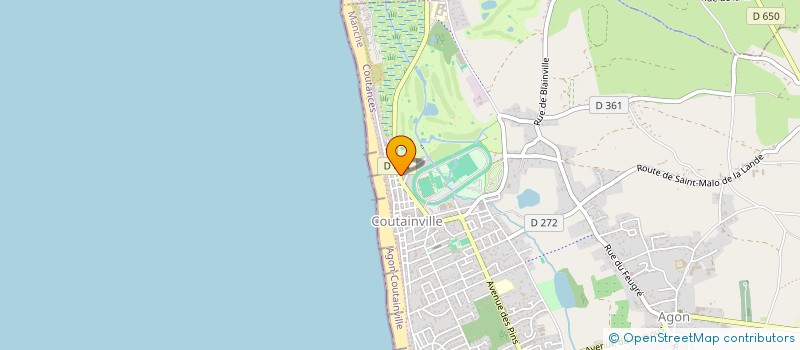 localisation de l'entreprise MADAME DOMINIQUE LE BOUIL  AGON-COUTAINVILLE