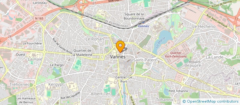 localisation de l'entreprise MADAME DOMINIQUE LE BRIS à VANNES